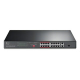 Switch Para Montaje En Rack De 16 Puertos Poe+ 10/100 Mbps +