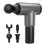 Masajeador Muscular Facial Gun Inalambrica 4 Accesorios