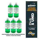 Winkler Lavaloza Industrial Concentrado 1 L - Pack 5 Unid