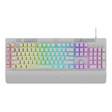 Teclado Redragon Gamer Membrana Shiva Blanco - K512wrgb- /vc Idioma Español Color Del Teclado Blanco