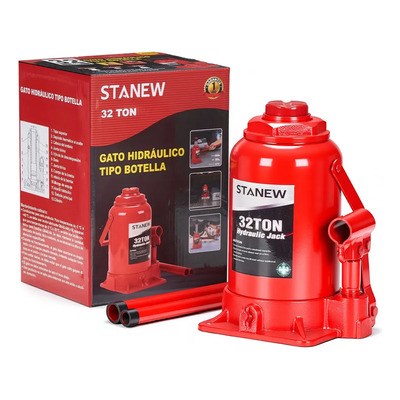Stanew Gato Hidráulico De 32 Toneladas Formato Botella Para Vehículos Gato De Reparación Rojo | Envío gratis