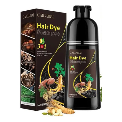 Shampoo Tinte Cubre Canas 500ml Jengibre,cafe Castaño Oscuro | MercadoLibre