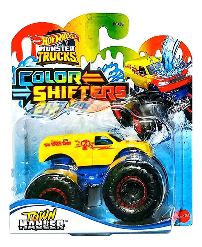 Hot Wheels Monster Truck Town Hauler Color Shifters 