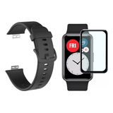 Kit Correa Compatible Huawei Watch Fit + Lamina Vidrio Templ