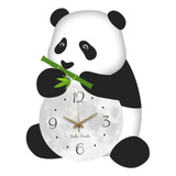 Reloj De Pared De Panda De Dibujos Animados, Grande,