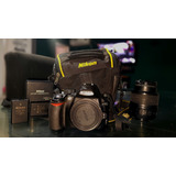 Cámara Nikon D3100,con Estuche Lente Kit Y Dos Baterías 