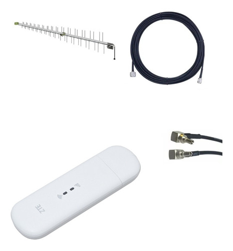 Kit Modem 4g Roteador Wifi  Desbloqueado 3g 4g Anatel Antena