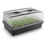 Caja Charola Semillero Humedad Kit Germinador Hidroponia Kit