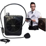 Caixa De Som Com Microfone Kit Professor Amplificador Voz Fm