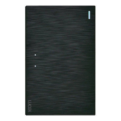 Placa Lucek Flat 1 Apagador Escalera Negra Color Único | MercadoLibre