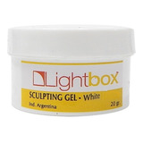 Gel Construccion Lightbox Blanco Sculpting Uñas Gel X 20grs 