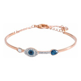 Brazalete Pulsera Ojo Turco Dije Cristal Swarovski