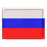 Patch Bordado Bandeira Da Rússia 7 Cm X 5 Cm