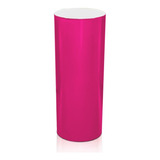 10 Copos Long Drink Metalizado Rosa Pink 350 Ml Liso 