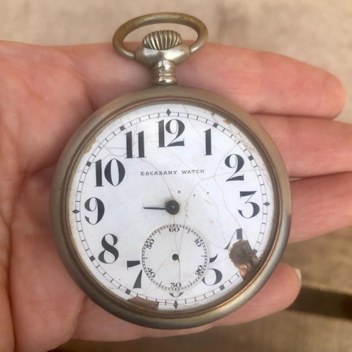 Reloj Bolsillo De 2 Tapas, Escasany Watch. Chronometre.
