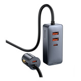 Cargador De Auto Multi Puerto Pps Usb C De 120 W - Baseus