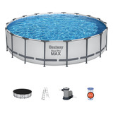 Piscina Steel Pro Max Gris 5.49x1.22m Pool Set Bestway