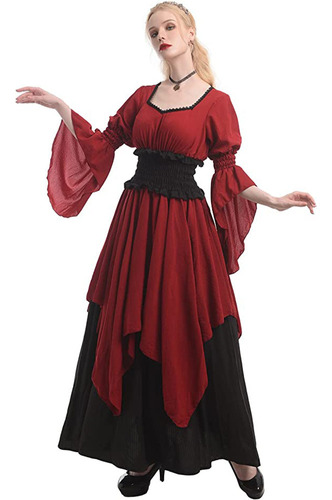 Medieval Renaissance Victorian Pirate Witch Dress