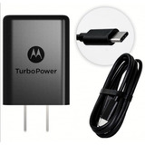 Cargador Turbo Power 3a Moto One Action Vision G7 G7+ Usb C