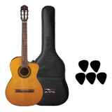 Violão Takamine Gc1ce Cutway Nt Nylon Eletr Classic + Brinde