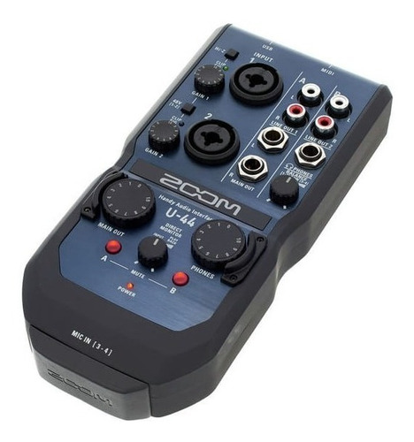 Zoom U-44 Handy Interfaz De Audio De 4 Entradas / 4 Salidas