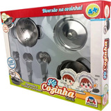 Jogo De Cozinha Inox Escorregador Infantil - Braskit