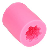 Vela De Flor De Rosa Tridimensional 3d Con Molde De Silicona