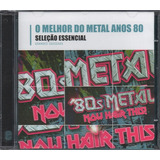 O Melhor Do Metal Anos 80 Cd Lacrado Accept Quiet Riot Alice