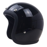 Casco Vintage Cafe Racer Peso Ligero Shell Casco De Fibra