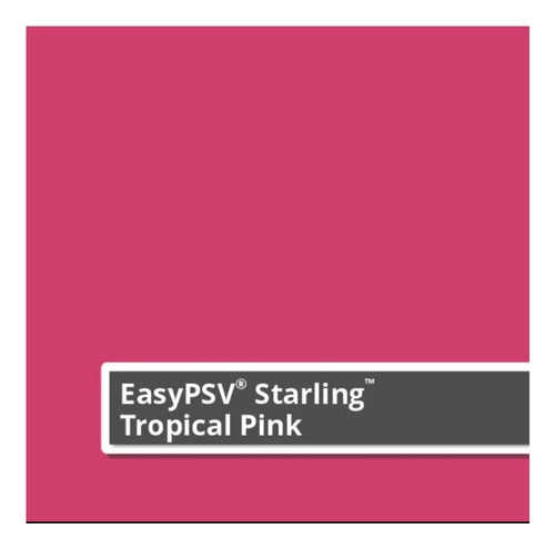 Vinilo Autoadhesivo Siser Easypsv 30cmsx22mt Rosa Tropical