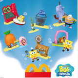 Figuras Bob Esponja Escenario Crustáceo Cascarudo Mcdonald's