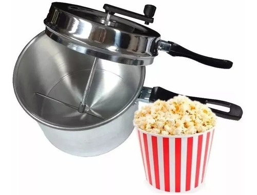 Pochoclera Cime Familiar Olla Aluminio Pochoclos Pop Corn