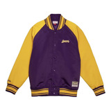 Mitchell & Ness Chamarra Los Angeles Lakers Big Logo Face