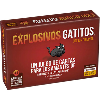 Juego De Mesa Explosivos Gatitos En Español Exploding Juego Para Niños Y Adultos A Partir De 7 Años, Juego De Mesa Estratégico Y Humorístico, No Hagas Explotar Los Gatitos, 2 A 5 Jugadores, 15 Min | MercadoLibre