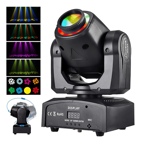 Cabezal Móvil Led De 30w Dmx De Alta Velocidad Multicolor