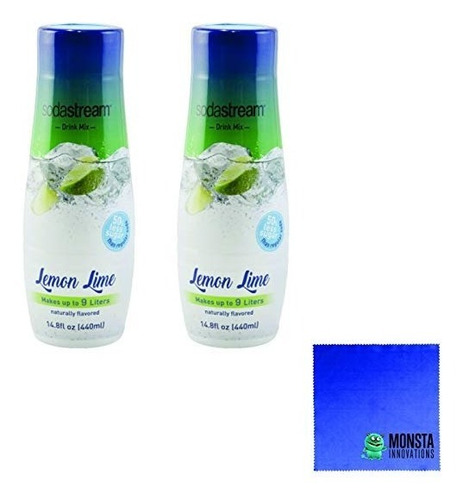 Sodastream 14,8 Fl Onza Lima Limón Syrup- Twin Pack