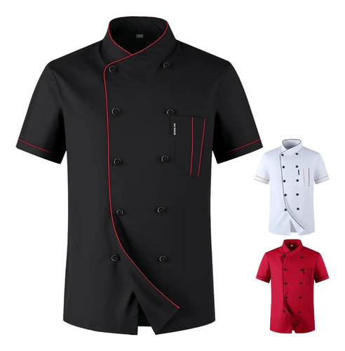 Filipina Chef Transpirable Suaveusable Manga Corta Uniforme | MercadoLibre
