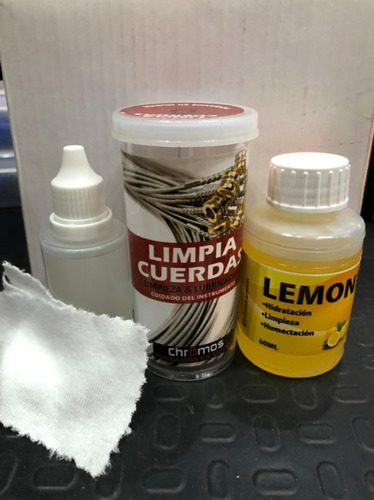 Aceite De Limon Limpia Diapason Bajo Guitarra Limpia Cuerda