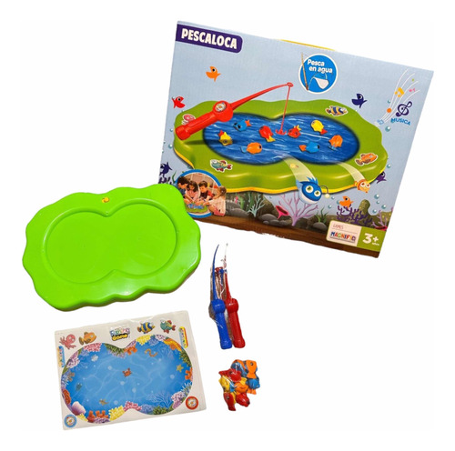 Pescaloca Juego De Pesca Con Agua Magnific Niños Niñas