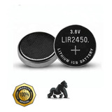 Bateria Recarregável   Lir2450 Cr2450 2450 De Lítio 3.6v