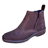 Bota Masculina Couro Casual Social Country Botina Campolina 