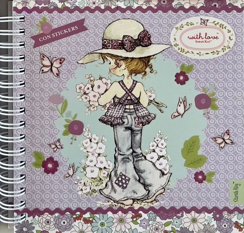 Libretas 15x15cm Sarah Kay Original Lila