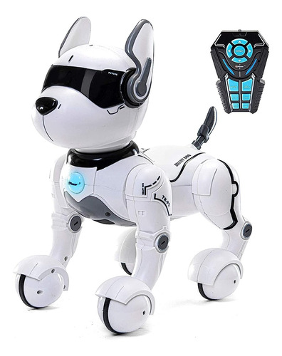 Perro Robot Inteligente Juguete Para Niños Control Remoto.