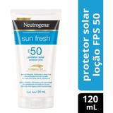 Protetor Solar Neutrogena Sun Fresh Fps 50 120ml