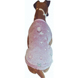 Roupa De Frio Pra Cachorro De Ultra Soft Com Engate Pra Guia