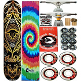 Skate Profissional Black Sheep 8.0'' Rodas 55 Mm Abec 9