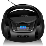 Reproductor De Cd Lonpoo Boombox Portátil Con Radio Fm/usb/b