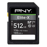 Pny 512gb Elite-x Class 10 U3 V30 Sdxc Flash Memory Card - 1
