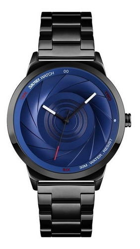 Reloj Para Hombre Marca Skmei Pulso Acero Hora Analoga Envio