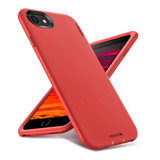 Funda Para iPhone 7/iPhone 8/iPhone SE 2020 Silicona - Rojo
